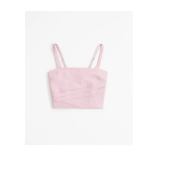 LAST CHANCE! 
Make an offer! Pink Abercrombie Ruched Tank - Picture 1 of 5